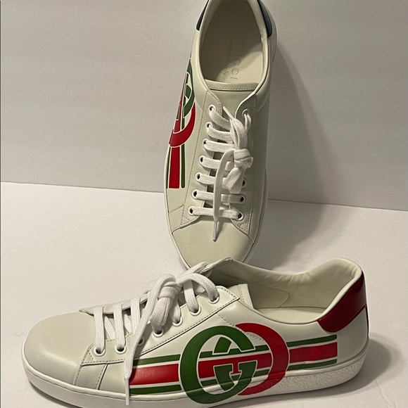 Interlocking G Ace Sneakers Gucci 9 Women’s 7 Mens - Picture 8 of 10
